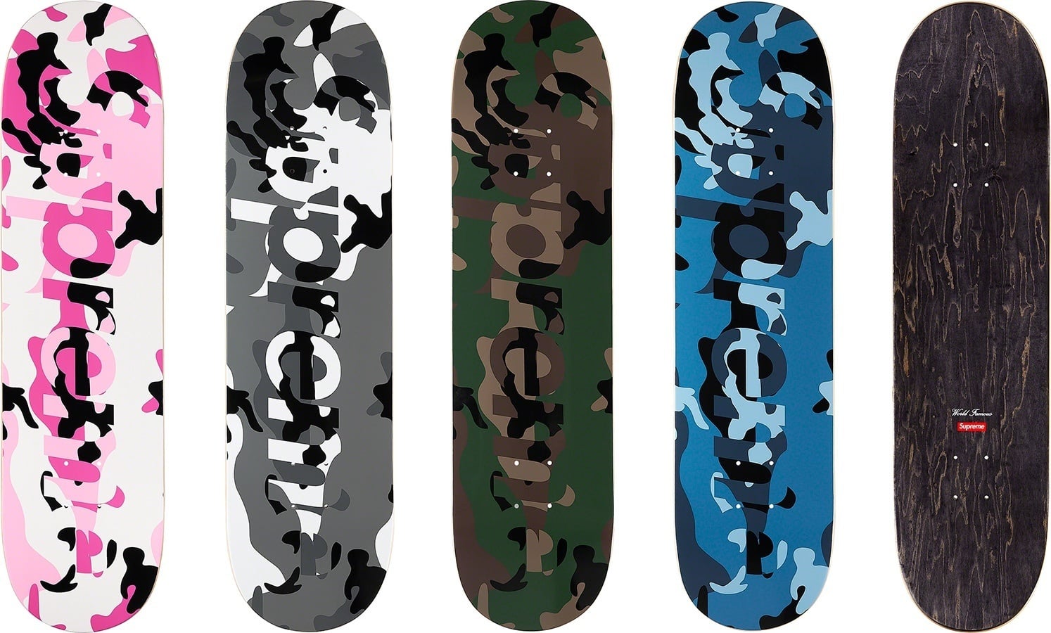 Camo Logo Skateboard